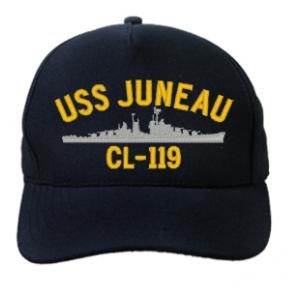 USS Juneau CL-119 Cap (Dark Navy) (Direct Embroidered)