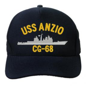 USS Anzio CG-68 Cap (Dark Navy) (Direct Embroidered)