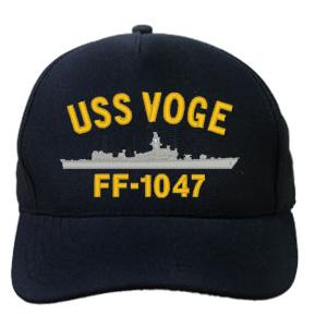 USS Voge FF-1047 Cap (Dark Navy) (Direct Embroidered)