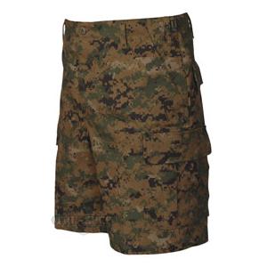 Vintage BDU 6 Pocket Combat Shorts (Woodland Digital)