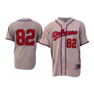 82nd Airborne Authentic Baseball Jersey (Grey)