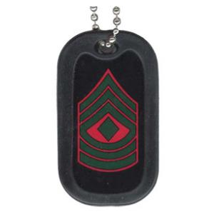 US Marine Corps First Sergeant E8 Dog Tag