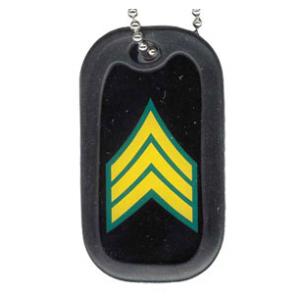 US Army Sergeant E-5 Dog Tag