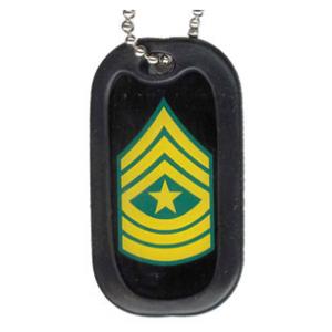 US Army Sergeant Major E-9 Dog Tag