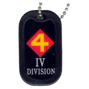 US Marine Corps 4th Marine Division Dog Tag