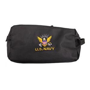 Navy Shaving Kit Bag (Black)(Eagle)
