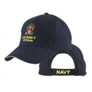 Navy Veteran Extreme Embroidery Cap with Anchor Logo