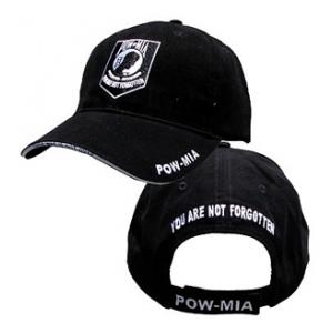 POW / MIA Cap w/ You Are Not Forgotten (Black)