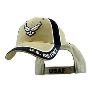 Air Force Multicolor Cap (Black/White/Khaki)