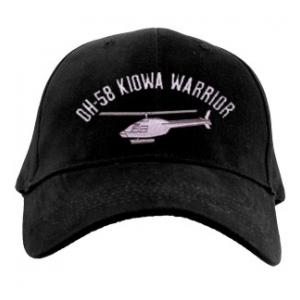 U.S. Army OH-58 Kiowa Warrior Cap (Black)