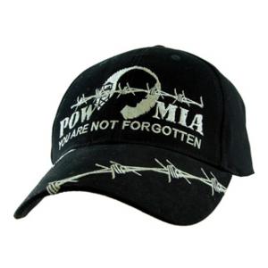 POW / MIA Cap w/ Barbed Wire (Black)