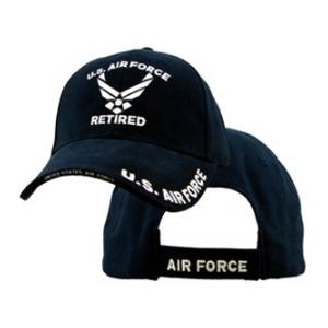 Air Force Retired Cap With Logo (Dark Navy)