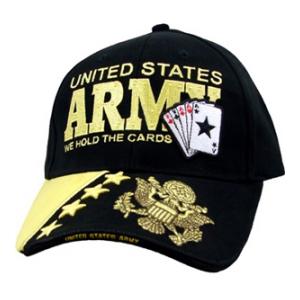 U.S. Army We Hold the Cards Cap (Black)