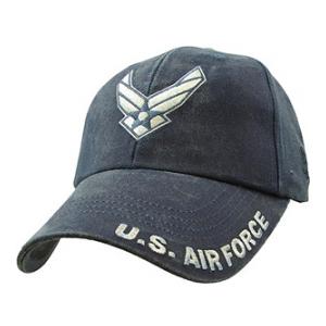 Air Force Wing Logo Cap (Pre-Washed Dark Navy)