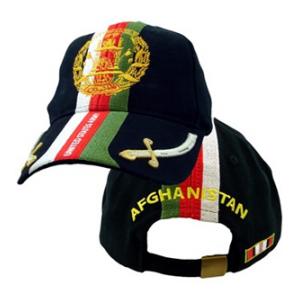 OEF Army Cap w/ Ribbon & Swords (Black)