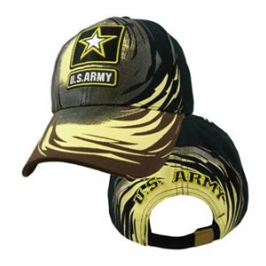 U.S. Army Star Logo Swirl Cap (Black)