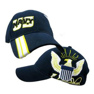 US Navy Cap with Emblem on Side (Navy Blue)