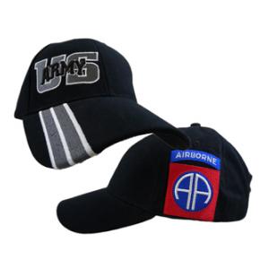 82nd Airborne Side Logo Cap (Black)