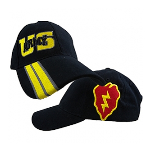 25th Infantry Division Side Logo Cap (Black)