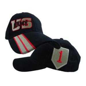 1st Infantry Division Side Logo Cap (Black)