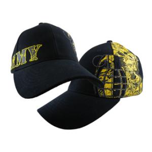 U.S. Army Grenade & Skull Collage Cap (Black)