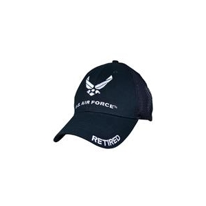 Air Force Retired Cap w/ Mesh Backing (Dark Navy)