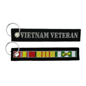 Vietnam Veteran W/Ribbons Keychain