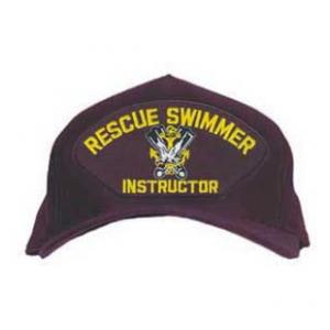 Rescue Swimmer - Instructor Cap with Logo (Dark Navy)