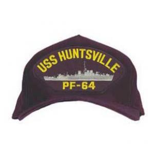 USS Huntsville PF-64 Cap (Dark Navy) (Direct Embroidered)