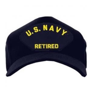 U. S. Navy Retired Cap with Letters Only (Dark Navy)