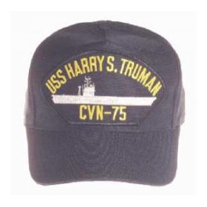 USS Harry S. Truman CVN-75 Cap (Dark Navy) (Direct Embroidered)