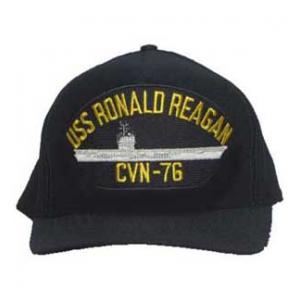 USS Ronald Reagan CVN-76 Cap (Dark Navy) (Direct Embroidered)