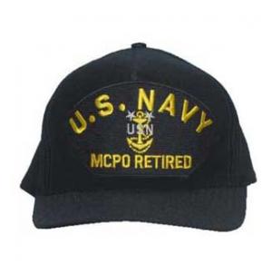 U. S. Navy MCPO Retired with Anchor (Dark Navy)