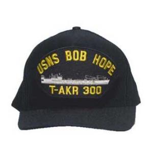 USNS Bob Hope T-AKR 300 Cap (Dark Navy) (Direct Embroidered)