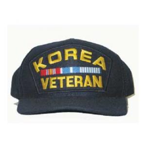 Korea Veteran Cap with 3 Ribbons
