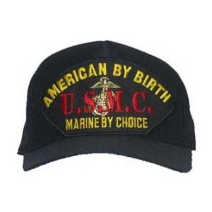 American By Birth Marine By Choice Cap (Black)
