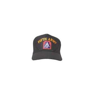 Fifth Army Cap with Patch (Black)