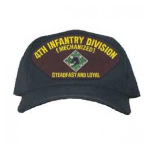 4th Infantry Division (Mechanized) Cap (Black)