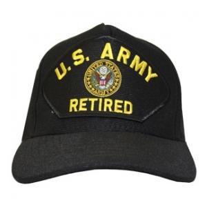 Army Retired Cap (Black)