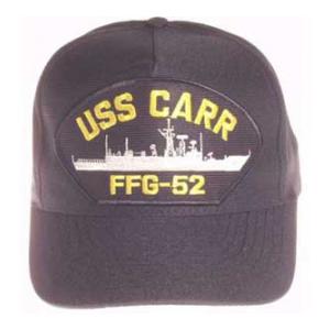 USS Carr FFG-52 Cap (Dark Navy) (Direct Embroidered)