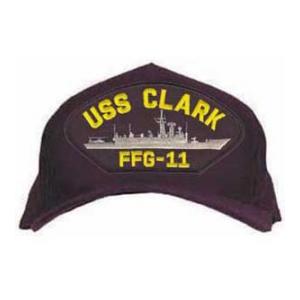 USS Clark FFG-11 Cap (Dark Navy) (Direct Embroidered)