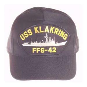 USS Klarkring FFG-42 Cap (Dark Navy) (Direct Embroidered)