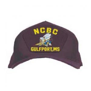 NCBC - Gulfport, MS Cap with Seabees Logo (Dark Navy)