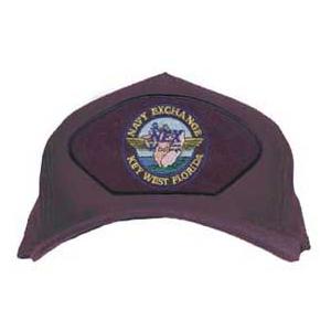 Navy Exchange - Key West, Florica Cap with Patch (Dark Navy)