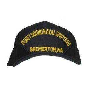 Pudget Sound Naval Shipyard - Bremerton, WA Cap (Dark Navy) (Direct Embroidered)