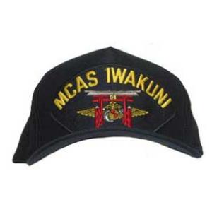 MCAS Iwakuni Cap with Gold Wings (Dark Navy)