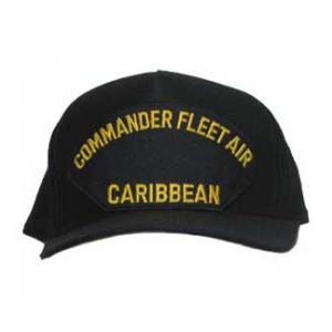 Commander Fleet Air - Caribbean Cap (Dark Navy) (Direct Embroidered)