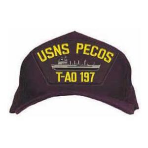 USNS Pecos T-AO 197 Cap (Dark Navy) (Direct Embroidered)