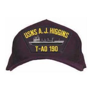 USNS A. J. Higgins T-AO 190 Cap (Dark Navy) (Direct Embroidered)
