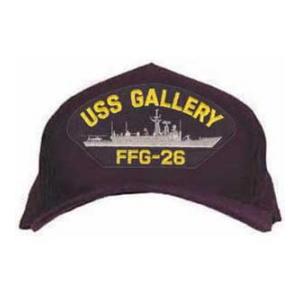 USS Gallery FFG-26 Cap (Dark Navy) (Direct Embroidered)